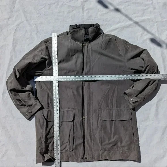 Vintage Mens Green Weatherman Jacket with  Zip Out Layer - Size 40 - Picture 2 of 11